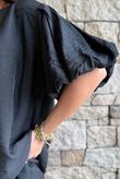 Randles Puff Sleeve Blouse Black
